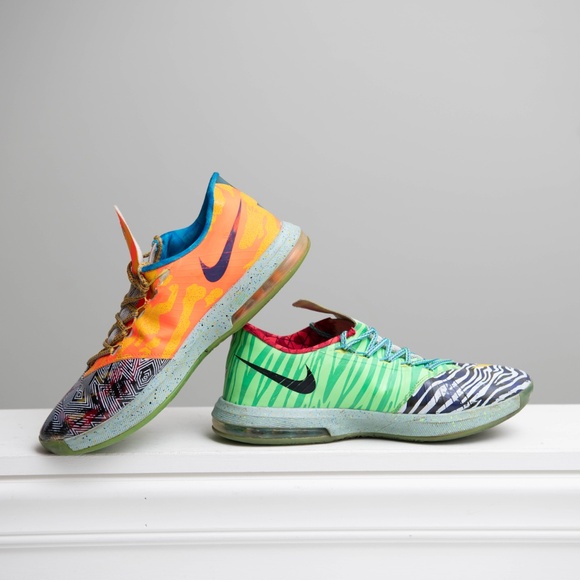 Nike KD 6 What The Kevin Durant Men's Size 10 669809-500 - Pre Owned - Picture 8 of 11